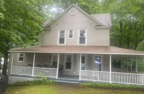 Angola on the Lake House | Angola on the Lake Beach Front House 4BR private beach wrap-around porches