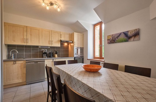 Saint-Geoire-en-Valdaine Apartment | Apartment 'Grand Gîte Du Château De St Geoire' with Mountain View, Private Terrace and Shared Garden