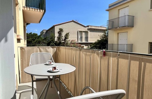Argeles Plage Apartment | Apartment 300m from the beach, pets allowed