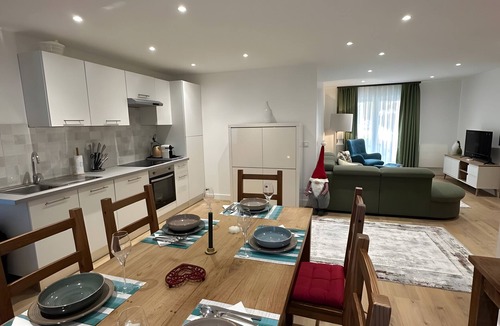 Brides-les-Bains Apartment | Apartment '303' with Shared Garden, Balcony and Wi-Fi