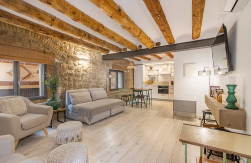 Balaguer Apartment | Apartment '4 People -1' with Shared Terrace, Wi-Fi and Air Conditioning