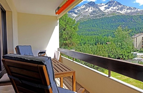 Champfer Apartment | Apartment 6, Berge, Sauna, Pool in St.Moritz
