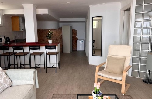 Sitges Apartment | Apartment attached to villa with panoramic views and private pool