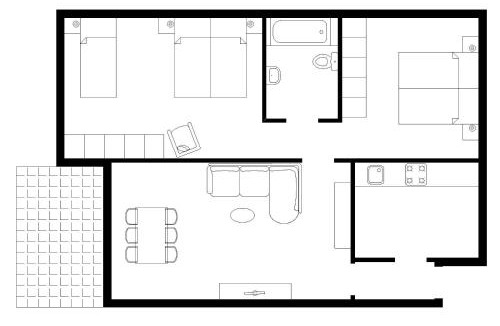 Davos-Dorf Apartment | Apartment Bünda