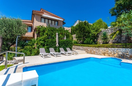 Kornic Apartment | Apartment Barbara022* with the pool and a perfect sea view