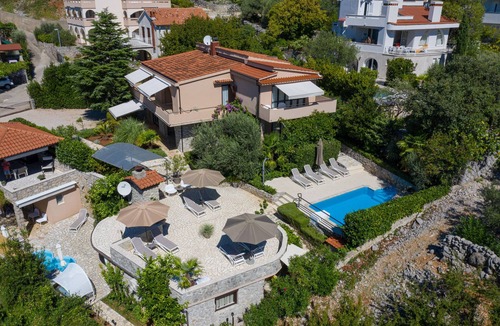 Kornic Apartment | Apartment Barbara022* with the pool and a perfect sea view