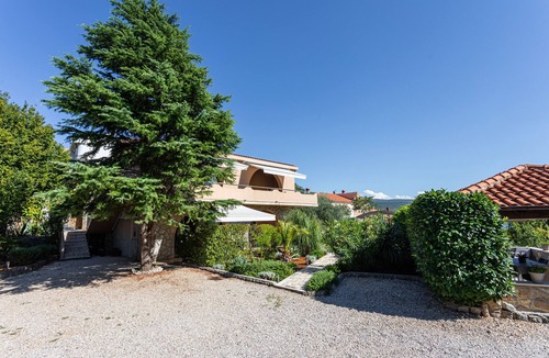 Kornic Apartment | Apartment Barbara033 with the pool and a perfect sea view
