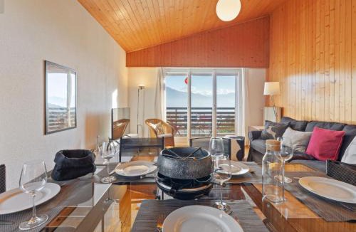 Randogne Apartment | Apartment Belmont Est 80 by Interhome