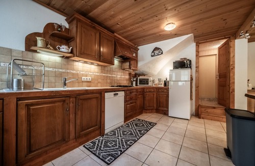 Saint-Jean-dʼAulps Apartment | Apartment 'Chalet Ermena' with Mountain View and Wi-Fi