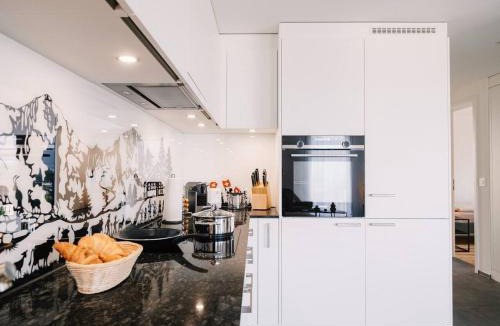 Einigen Apartment | Apartment Eiger in See- und Bergnähe, modern, mit Balkon und Aussicht für 4 Gäste