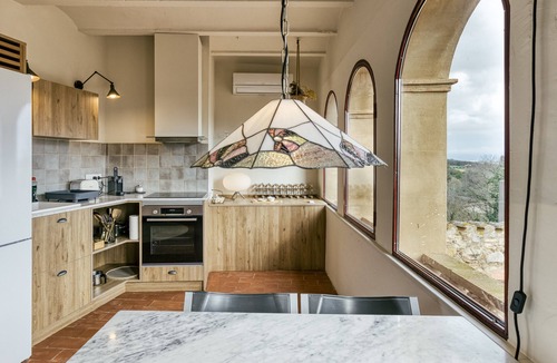 Ventallo Apartment | Apartment 'El Pedró Rural' with Mountain View, Wi-Fi and Air Conditioning
