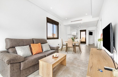 Torre de la Horadada Apartment | Apartment 'Porto Marina Village' with Shared Pool, Wi-Fi and Air Conditioning