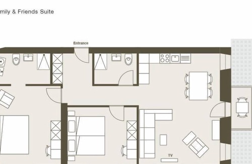 Nussbaumen Apartment | Apartment Family Suite in Baden - 6 persons, 2 bedrooms