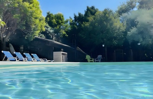 Vallon-Pont-d'Arc Cottage | Apartment 'Gîte Simone' with Mountain View, Private Pool and Wi-Fi