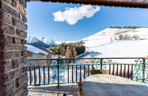 Albiez-le-Vieux Apartment | Apartment 'Grand Balcon' with Mountain View and Balcony