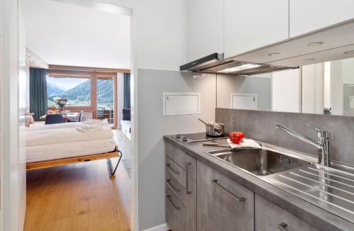 Davos-Dorf Apartment | Apartment Guardaval Apt 207 by Interhome