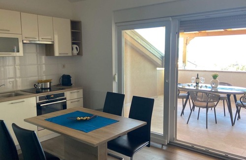 Punat Apartment | Apartment in Punat with Seaview, Terrace, Air condition, WIFI (4534-4)