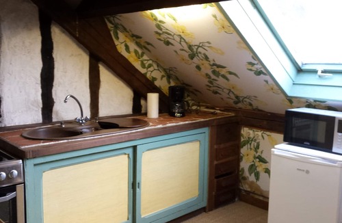 Le Bois-Hellain Cottage | Apartment in the large park of an authentic Norman thatched cottage