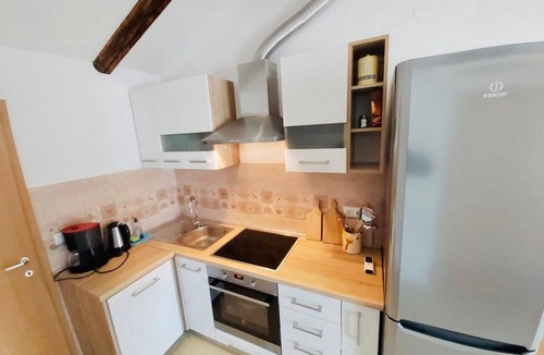 Rab Town Apartment | Apartment Karlo on two floors with lovely sea view