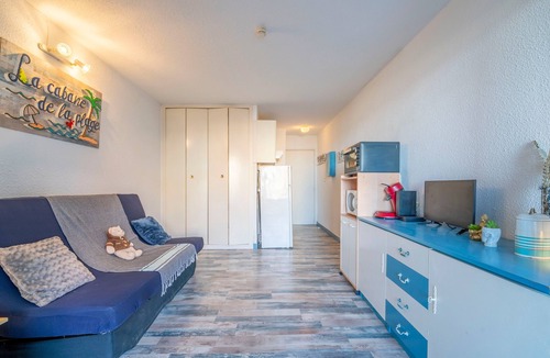Le Barcares Apartment | Apartment 'La Grande Plage' with Sea View and Wi-Fi