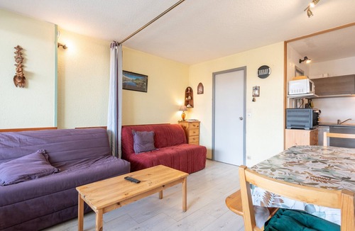 La Mongie Apartment | Apartment 'Mongie Hebdo' with Mountain View and Balcony