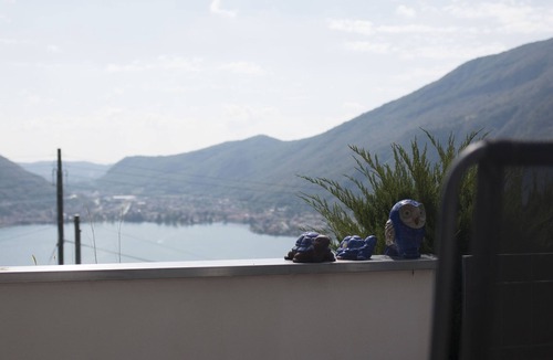 Rovio Apartment | Apartment overlooking Lake Lugano w. heated pool, stunning view from balcony