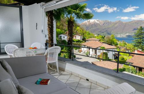 Piazzogna Apartment | Apartment Residenza Miralago Apt- A8 by Interhome