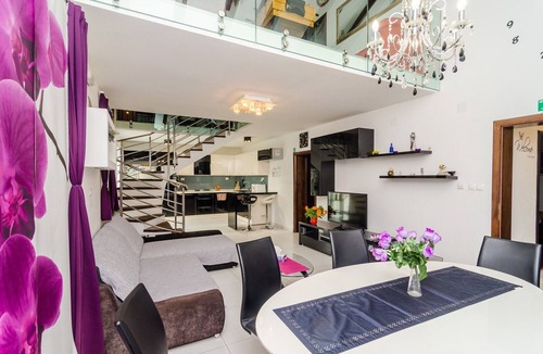 Lapad Apartment | Apartment Villa Mikica - Four Bedroom Duplex Apartment with Terrace and Partial Sea View