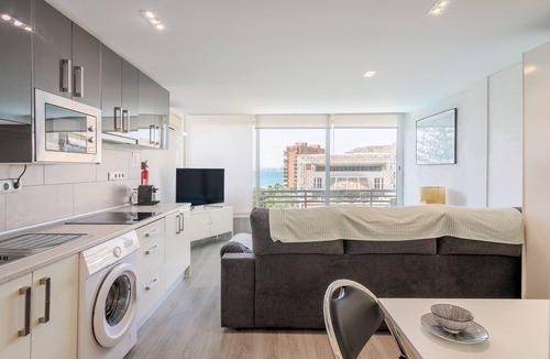 Cabo de las Huertas Apartment | Apartment 'Vistas Al Mar' with Shared Pool, Wi-Fi and Air Conditioning