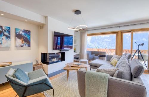 Champery Apartment | Apartment w pool and spa
