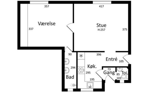 Aalborg Midtby Apartment | Apartment Wilma