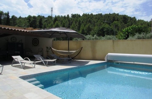 Les Matelles Apartment | Apartment with swimming pool and view of the garrigue