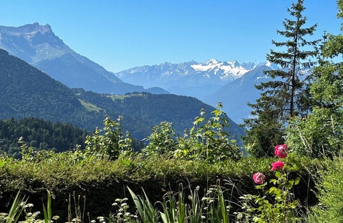 Leysin Apartment | Apartment with terrace and garden for skiers and hikers. Pet friendly!