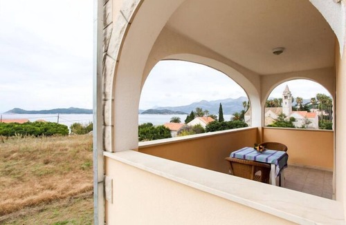 Lopud Island Apartment | Apartments Ana Lopud - Studio with Balcony and Sea View-2