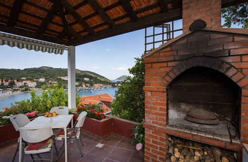 Kolocep Island Apartment | Apartments Miskovic - Studio Apartment with Balcony and Sea View (East)