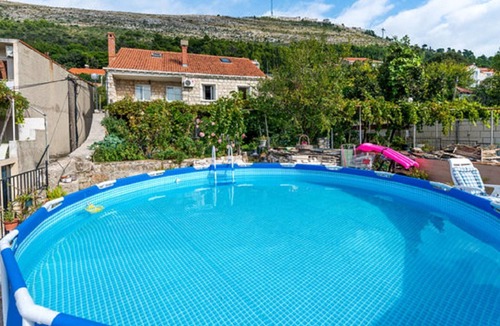 Gornji Kono Apartment | Apartments Nicol - Two-Bedroom Apartment with Terrace and Sea View