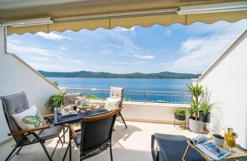 Slano Apartment | Apartments Ratac Lobrović with private beach and beautiful sunset