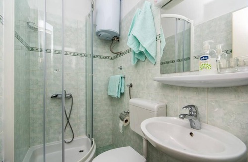 Srebreno House | Apartments & Rooms Jokovic-Standard Double Room with Terrace and Partial Sea View