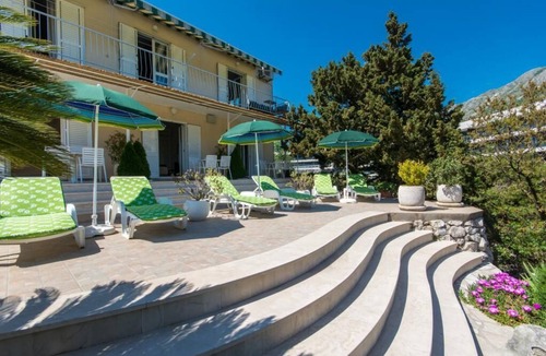 Srebreno House | Apartments & Rooms Jokovic-Standard Double Room with Terrace and Partial Sea View
