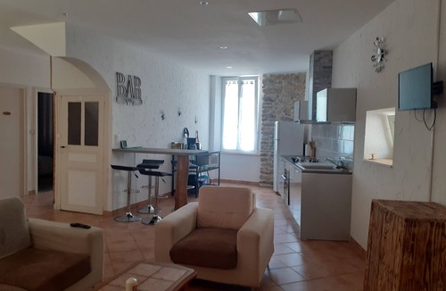 Lacaune Apartment | Apparently located in lacaune les bains. Serves 5.