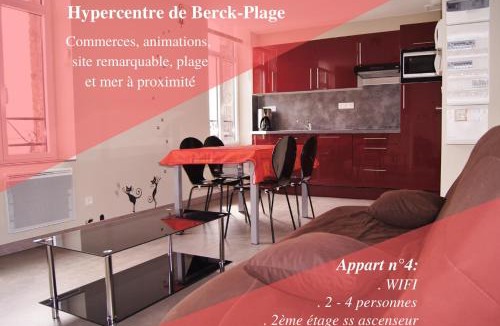 Berck-sur-Mer Apartment | Appart 2-4 pers Berck-Plage Hyper-centre