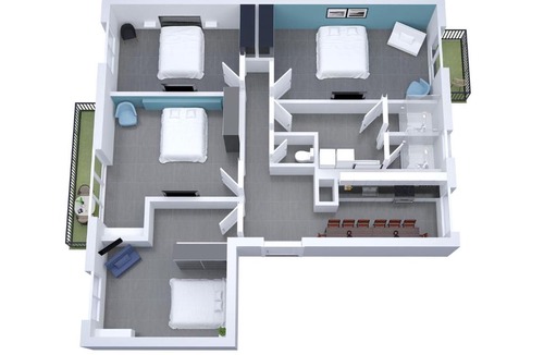 Villejean Apartment | Appart'hodromme Longchamp