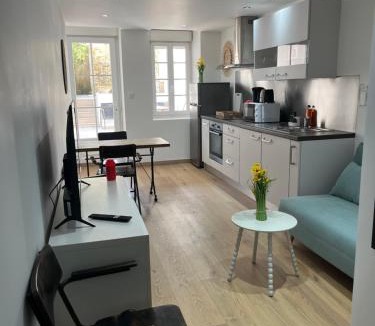 Mirepoix Apartment | Appart Studio centre historique Box vélo Moto