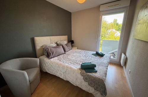 La Riviere-Saint-Sauveur Apartment | appartement en résidence privée avec piscine