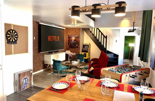 Centre Ville Apartment | Appartement 100m2 - T4 Cinéma Privé Parking Saint-Leu