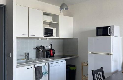 Plage d'Argeles Apartment | Appartement 2P+Cabine climatisé avec Parking à Argelès, vue Mer - FR-1-388-34