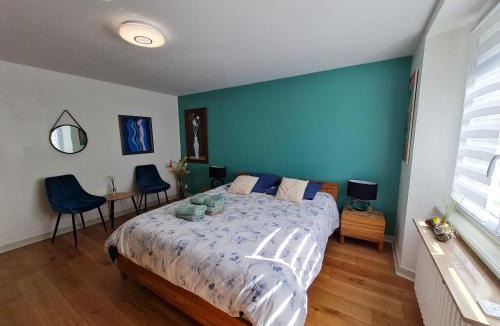 Le Rosais-La Flourie Apartment | Appartement avec jardin