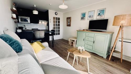 Stella-Plage Apartment | Appartement centre ville Stella-Plage terrasse sud-ouest