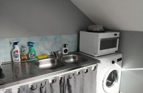 Doue-la-Fontaine Apartment | Appartement climatisé avec parking privé gratuit