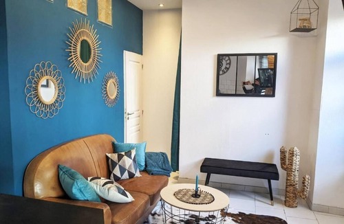 Talensac-Pont Morand Apartment | Appartement Cosy à Nantes Avec Jacuzzi et Terrasse Privative